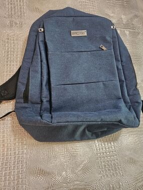 Blue Men's Backpack - Casual Laptop Bag